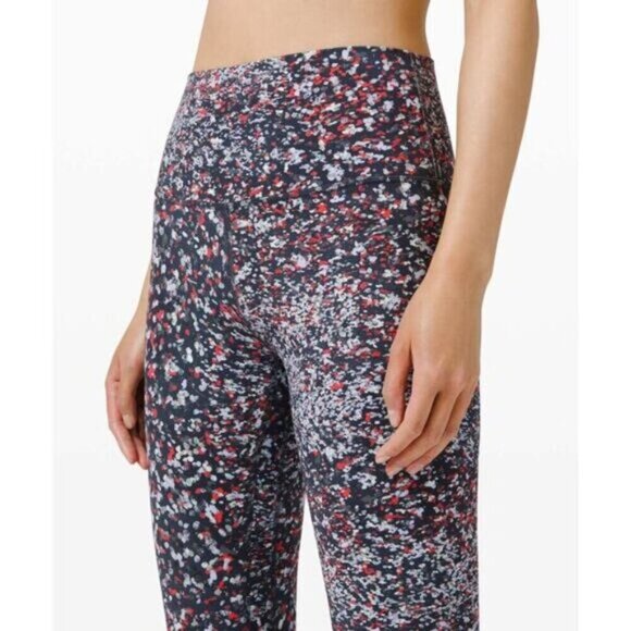 Lululemon Align Crop 21" Water Blossom Multi Size 2 - Picture 5 of 10